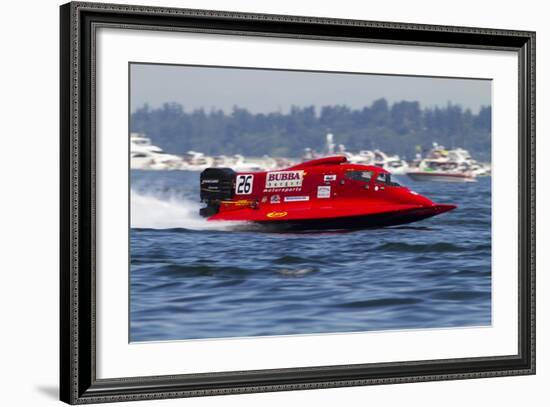 SEAFAIR, Formula One (F1) Outboard Racing Boats, Lake Washington, Seattle, Washington, USA-Jamie & Judy Wild-Framed Photographic Print