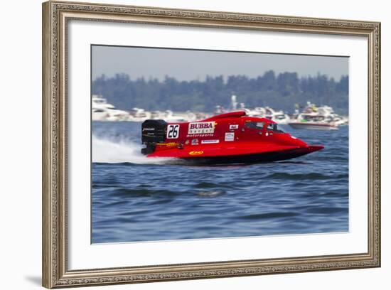 SEAFAIR, Formula One (F1) Outboard Racing Boats, Lake Washington, Seattle, Washington, USA-Jamie & Judy Wild-Framed Photographic Print