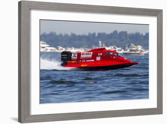 SEAFAIR, Formula One (F1) Outboard Racing Boats, Lake Washington, Seattle, Washington, USA-Jamie & Judy Wild-Framed Photographic Print