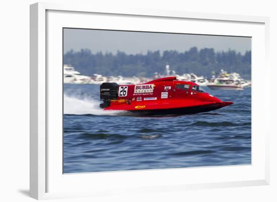 SEAFAIR, Formula One (F1) Outboard Racing Boats, Lake Washington, Seattle, Washington, USA-Jamie & Judy Wild-Framed Photographic Print