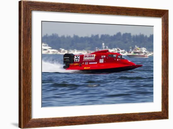 SEAFAIR, Formula One (F1) Outboard Racing Boats, Lake Washington, Seattle, Washington, USA-Jamie & Judy Wild-Framed Photographic Print