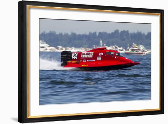 SEAFAIR, Formula One (F1) Outboard Racing Boats, Lake Washington, Seattle, Washington, USA-Jamie & Judy Wild-Framed Photographic Print
