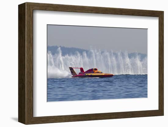 SEAFAIR, Unlimited Hydroplane Boat Races, Lake Washington, Seattle, Washington, USA-Jamie & Judy Wild-Framed Photographic Print