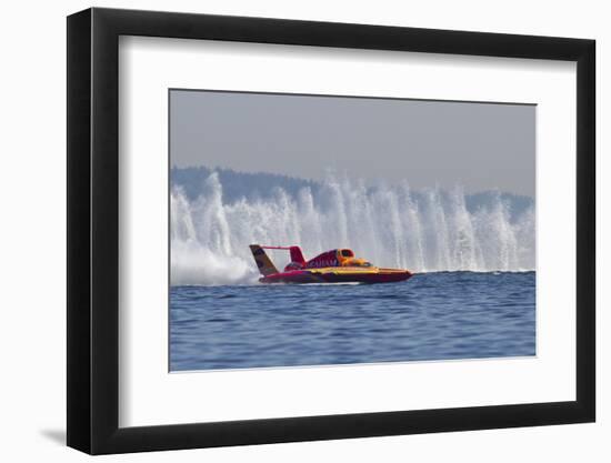 SEAFAIR, Unlimited Hydroplane Boat Races, Lake Washington, Seattle, Washington, USA-Jamie & Judy Wild-Framed Photographic Print