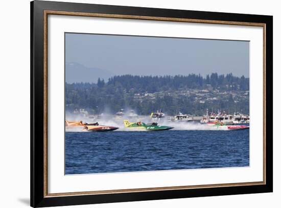 SEAFAIR, Vintage Hydroplane Races, Lake Washington, Seattle, Washington, USA-Jamie & Judy Wild-Framed Photographic Print