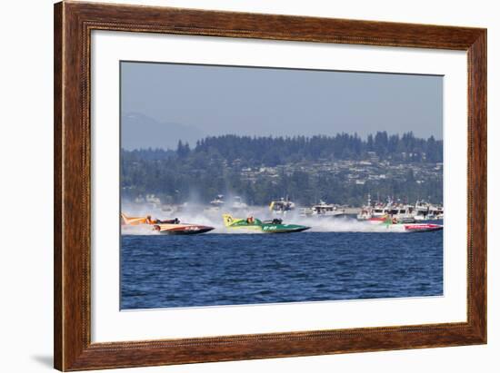 SEAFAIR, Vintage Hydroplane Races, Lake Washington, Seattle, Washington, USA-Jamie & Judy Wild-Framed Photographic Print