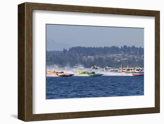 SEAFAIR, Vintage Hydroplane Races, Lake Washington, Seattle, Washington, USA-Jamie & Judy Wild-Framed Photographic Print