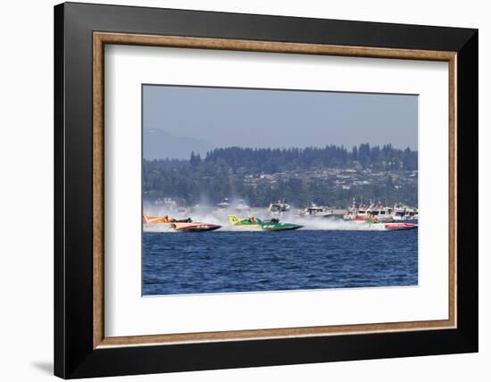 SEAFAIR, Vintage Hydroplane Races, Lake Washington, Seattle, Washington, USA-Jamie & Judy Wild-Framed Photographic Print