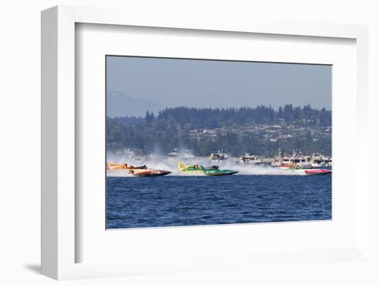 SEAFAIR, Vintage Hydroplane Races, Lake Washington, Seattle, Washington, USA-Jamie & Judy Wild-Framed Photographic Print