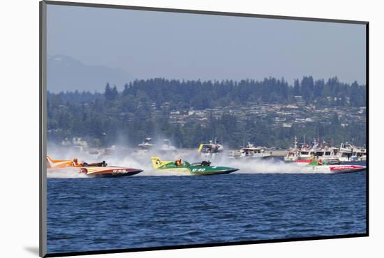 SEAFAIR, Vintage Hydroplane Races, Lake Washington, Seattle, Washington, USA-Jamie & Judy Wild-Mounted Photographic Print