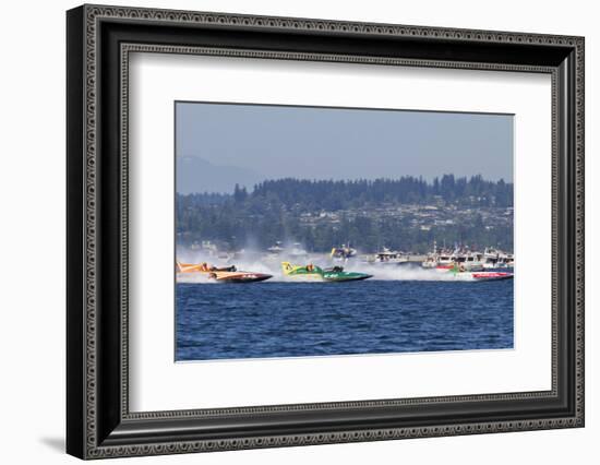 SEAFAIR, Vintage Hydroplane Races, Lake Washington, Seattle, Washington, USA-Jamie & Judy Wild-Framed Photographic Print