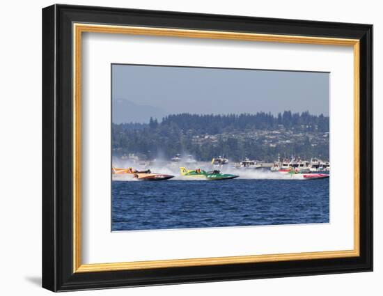 SEAFAIR, Vintage Hydroplane Races, Lake Washington, Seattle, Washington, USA-Jamie & Judy Wild-Framed Photographic Print