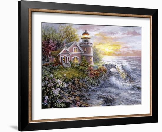 Seafarer's Vigilant Sentry-Nicky Boehme-Framed Giclee Print