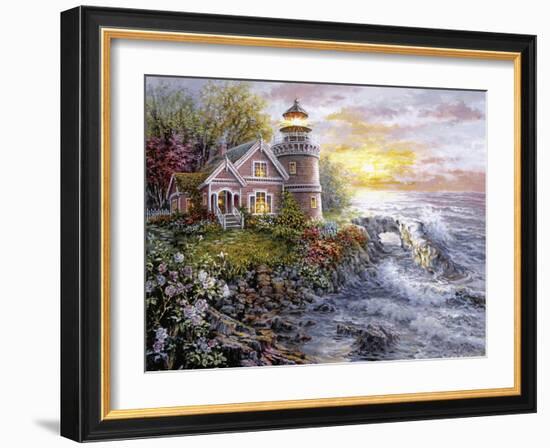 Seafarer's Vigilant Sentry-Nicky Boehme-Framed Giclee Print