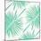 Seafoam Fan Palm Pattern-Cat Coquillette-Mounted Giclee Print