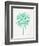 Seafoam Fan Palm-Cat Coquillette-Framed Art Print