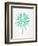 Seafoam Fan Palm-Cat Coquillette-Framed Art Print