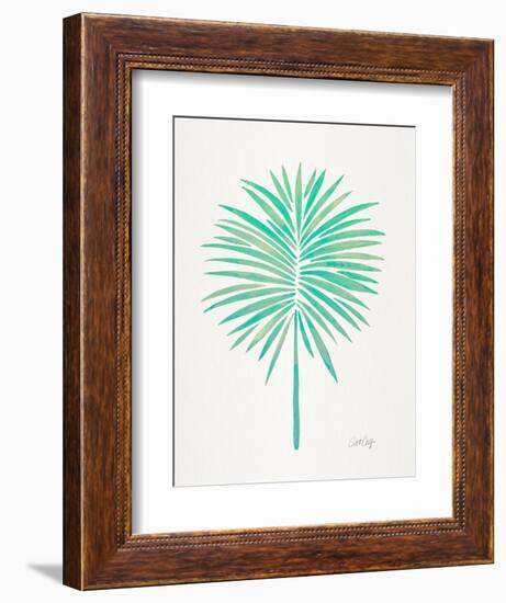 Seafoam Fan Palm-Cat Coquillette-Framed Art Print