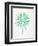 Seafoam Fan Palm-Cat Coquillette-Framed Art Print