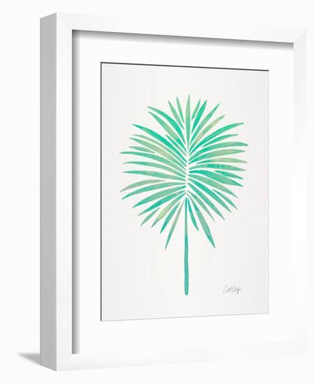 Seafoam Fan Palm-Cat Coquillette-Framed Art Print