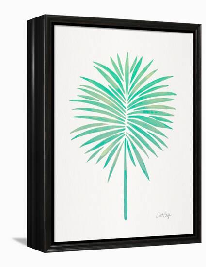 Seafoam Fan Palm-Cat Coquillette-Framed Stretched Canvas