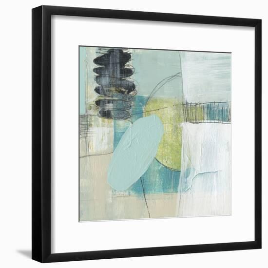 Seafoam Orbs II-Jennifer Goldberger-Framed Art Print