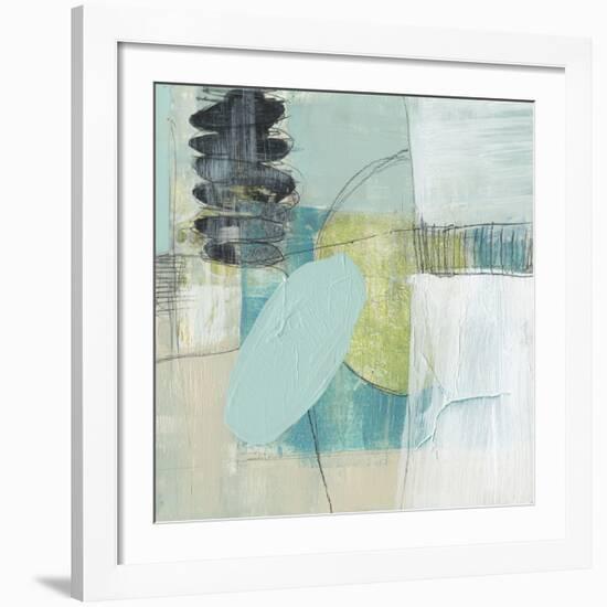Seafoam Orbs II-Jennifer Goldberger-Framed Art Print