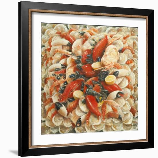 Seafood Extravaganza, 2010-Lincoln Seligman-Framed Giclee Print