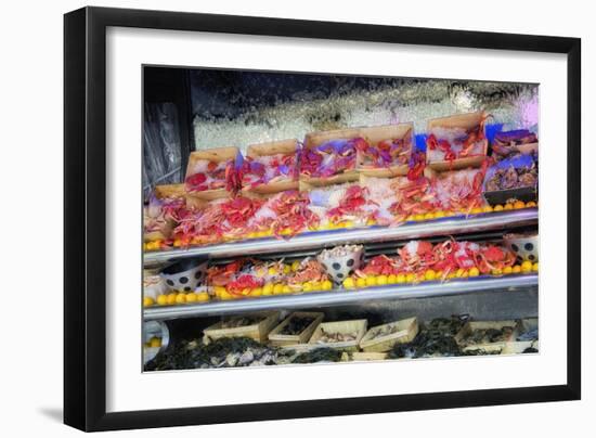 Seafood Restaurant In Paris-Cora Niele-Framed Giclee Print