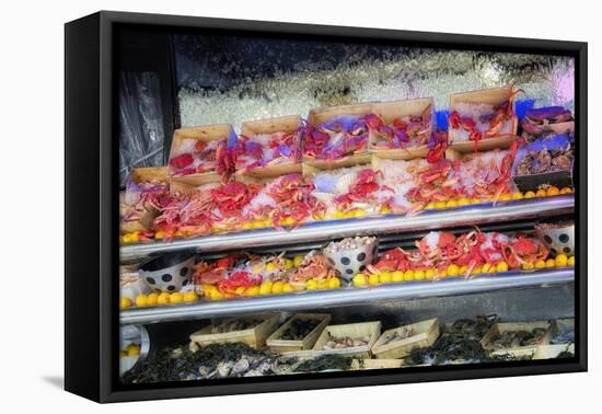 Seafood Restaurant In Paris-Cora Niele-Framed Premier Image Canvas