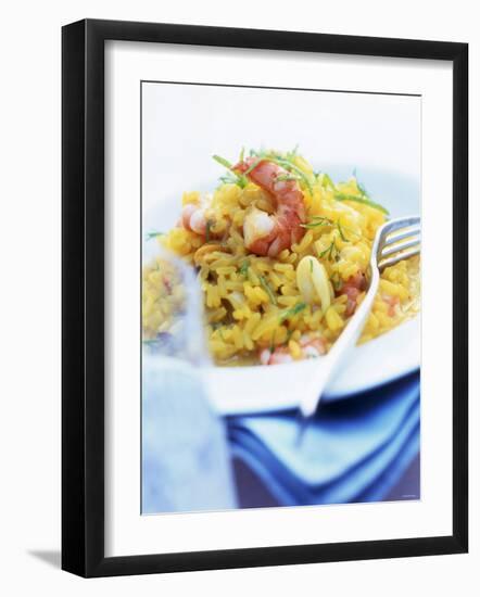 Seafood Risotto-null-Framed Photographic Print