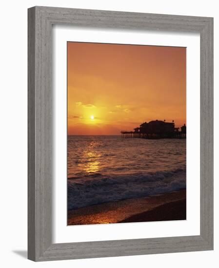 Seafront, Brighton, Sussex, England, United Kingdom, Europe-Amanda Hall-Framed Photographic Print