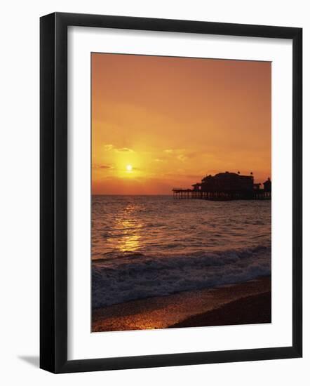 Seafront, Brighton, Sussex, England, United Kingdom, Europe-Amanda Hall-Framed Photographic Print