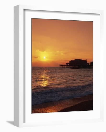 Seafront, Brighton, Sussex, England, United Kingdom, Europe-Amanda Hall-Framed Photographic Print