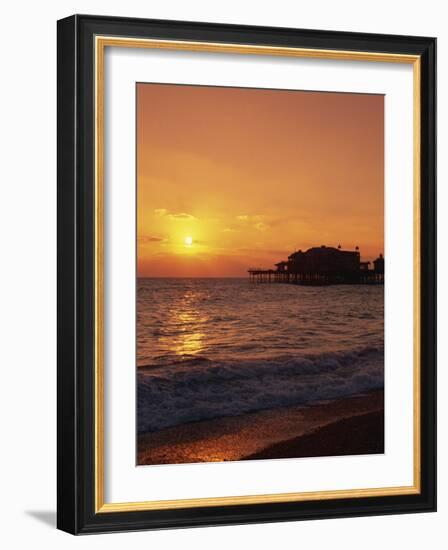 Seafront, Brighton, Sussex, England, United Kingdom, Europe-Amanda Hall-Framed Photographic Print