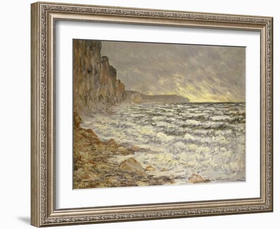 Seafront, Fecamp, 1881-Claude Monet-Framed Giclee Print