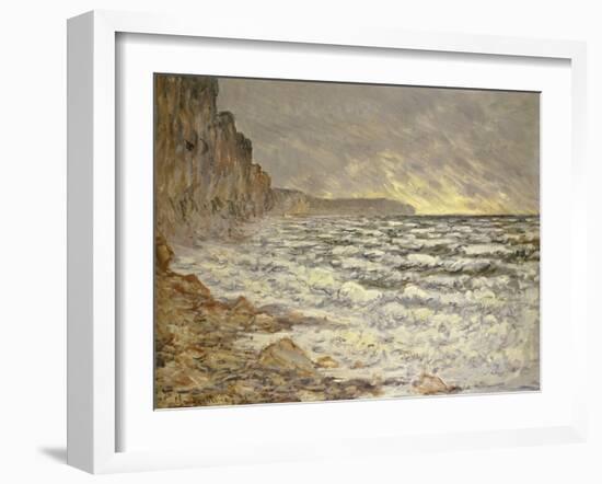 Seafront, Fecamp, 1881-Claude Monet-Framed Giclee Print