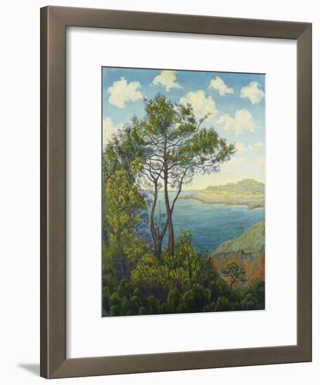 Seafront in Bretagne; Bord De Mer En Bretagne, C. 1898-Paul Ranson-Framed Giclee Print