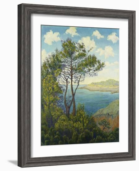 Seafront in Bretagne; Bord De Mer En Bretagne, C. 1898-Paul Ranson-Framed Giclee Print