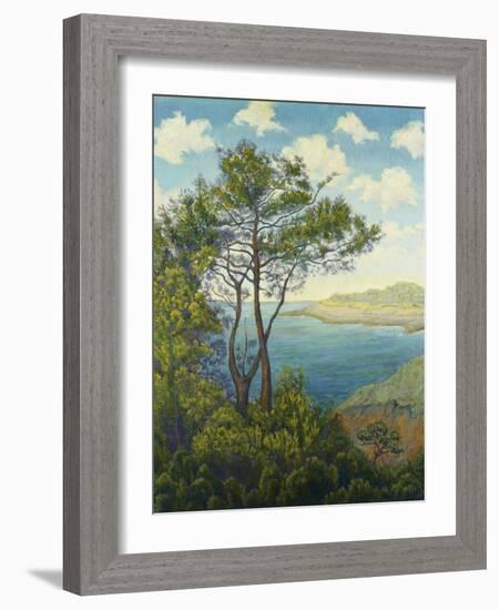 Seafront in Bretagne-Paul Ranson-Framed Giclee Print