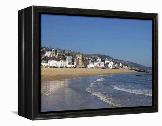 Seafront, Lyme Regis, Dorset, England, United Kingdom, Europe-Jeremy Lightfoot-Framed Premier Image Canvas