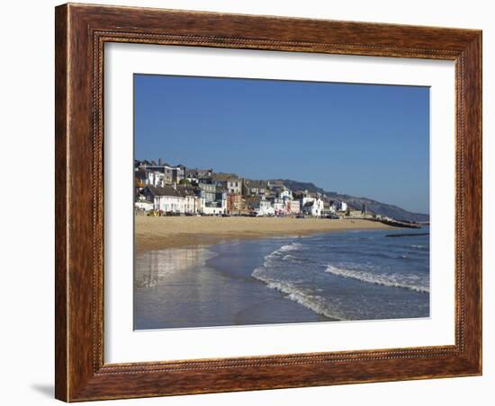 Seafront, Lyme Regis, Dorset, England, United Kingdom, Europe-Jeremy Lightfoot-Framed Photographic Print