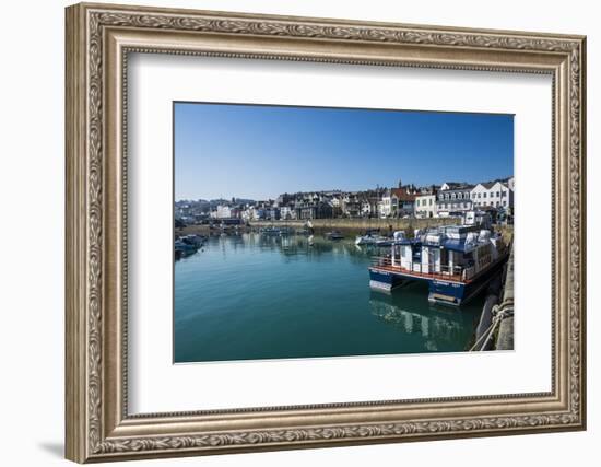 Seafront of Saint Peter Port, Guernsey, Channel Islands, United Kingdom-Michael Runkel-Framed Photographic Print