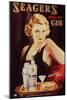 Seagers, Glamour Gin Cocktails, UK, 1930-null-Mounted Giclee Print