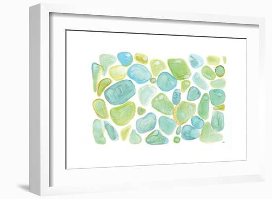 Seaglass Abstract-Melissa Averinos-Framed Art Print