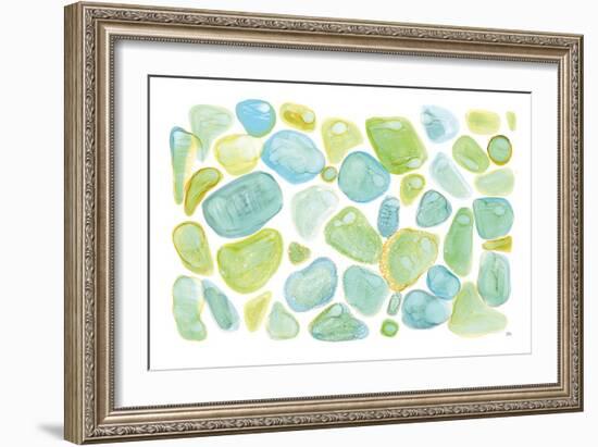 Seaglass Abstract-Melissa Averinos-Framed Art Print