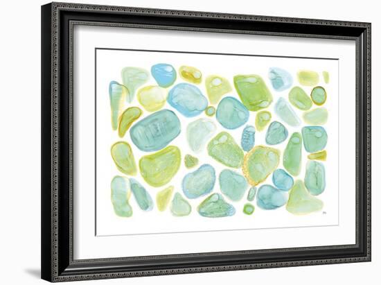 Seaglass Abstract-Melissa Averinos-Framed Art Print