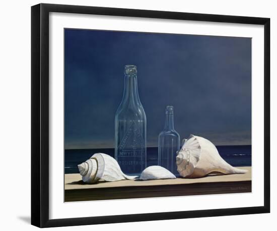 Seaglass and Shells-Daniel Pollera-Framed Art Print