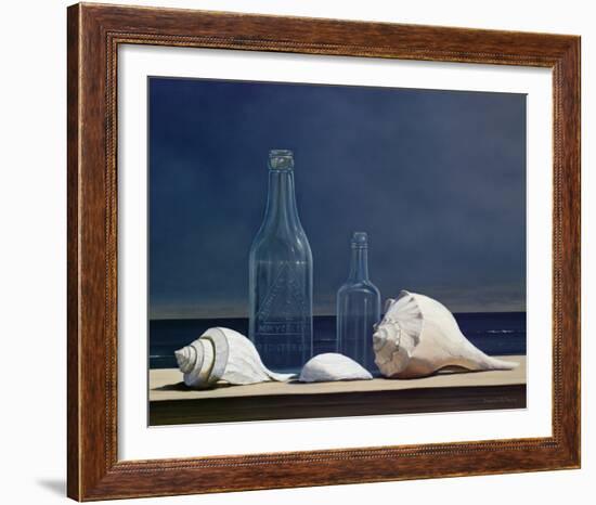 Seaglass and Shells-Daniel Pollera-Framed Art Print