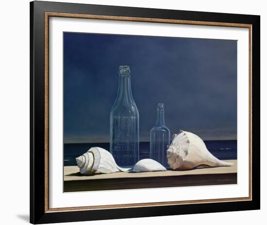 Seaglass and Shells-Daniel Pollera-Framed Art Print